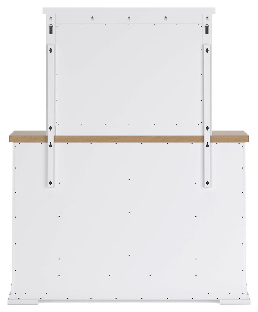Ashbryn  Panel Storage Bed, Dresser And Mirror