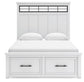 Ashbryn  Panel Storage Bed, Dresser And Mirror