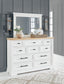 Ashbryn  Panel Storage Bed, Dresser And Mirror