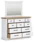 Ashbryn California  Panel Storage Bed, Dresser, Mirror And Nightstand