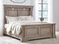 Blairhurst  Panel Bed With Mirrored Dresser
