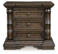 Maylee  Upholstered Bed, Dresser, Mirror, Chest And Nightstand