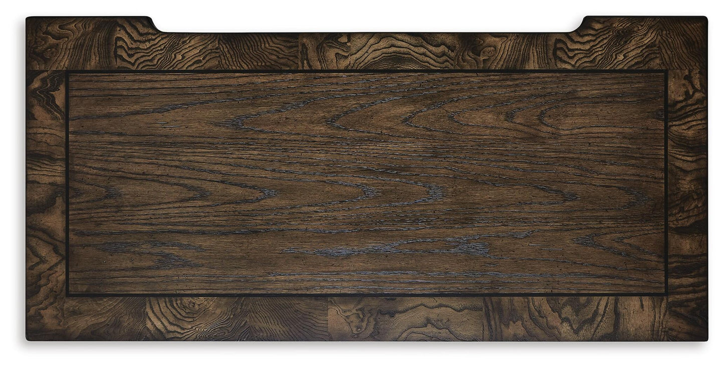 Maylee  Upholstered Bed, Dresser, Mirror, Chest And Nightstand