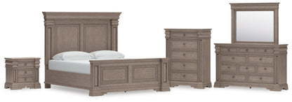 Blairhurst  Panel Bed, Dresser, Mirror, Chest And Nightstand