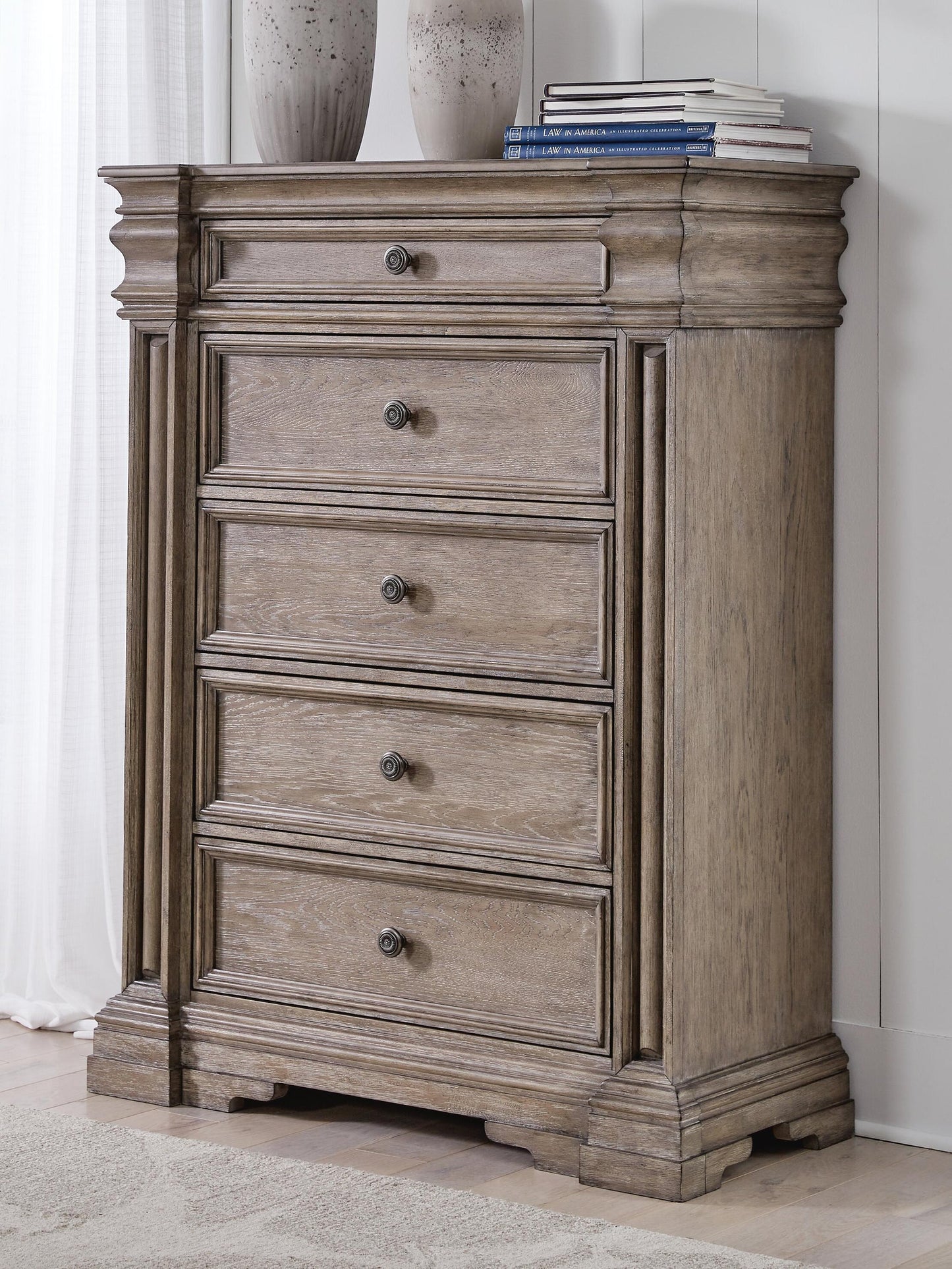 Blairhurst  Panel Bed, Dresser, Mirror, Chest And Nightstand