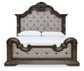 Maylee California  Upholstered Bed, Dresser, Mirror, Chest And Nightstand