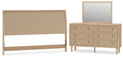 Cielden  Panel Headboard, Dresser And Mirror