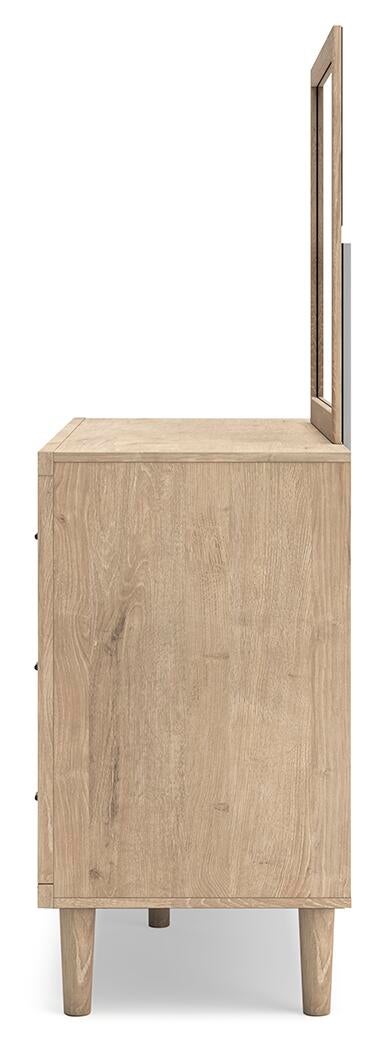 Cielden  Panel Headboard, Dresser And Mirror