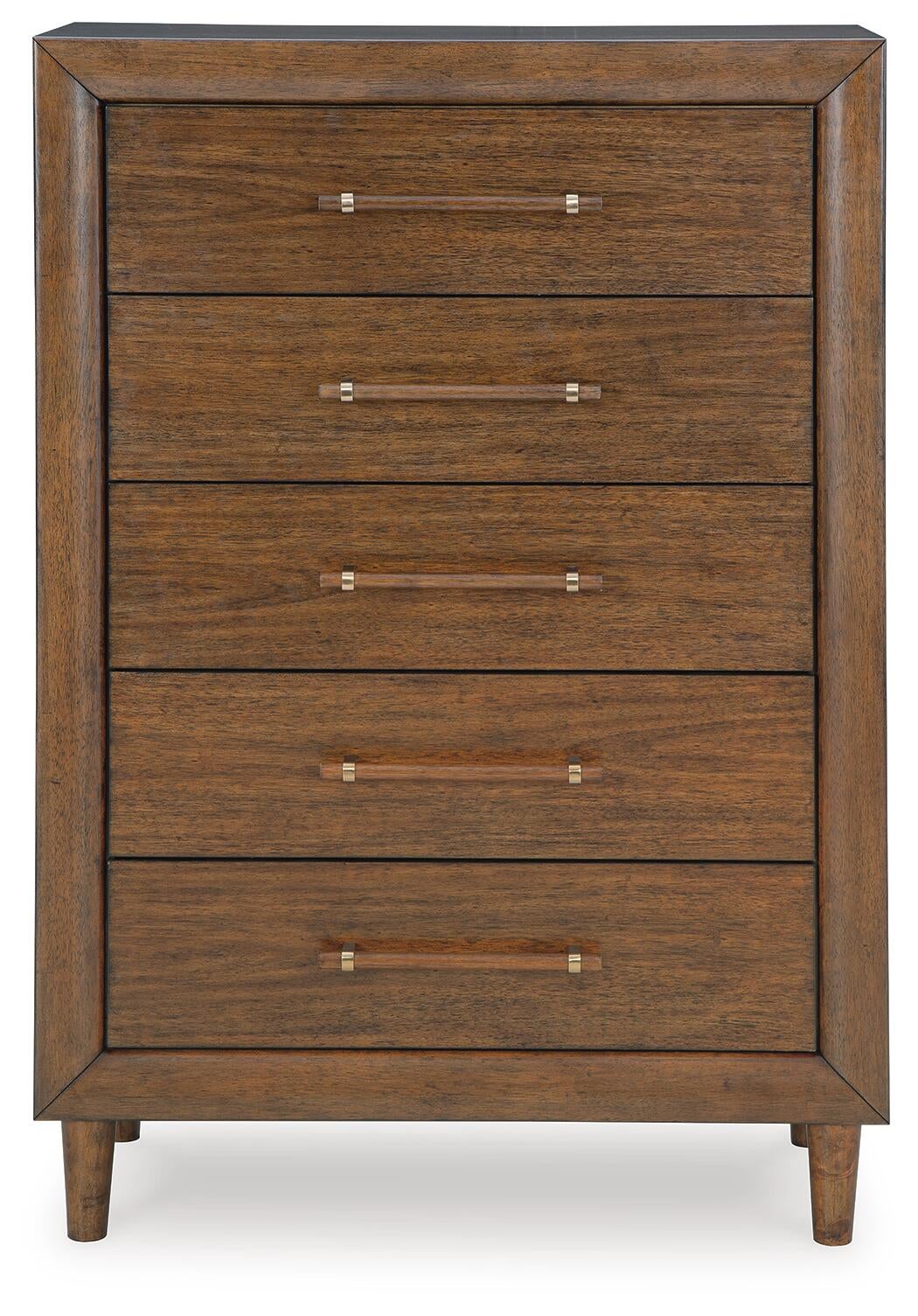 Lyncott  Upholstered Panel Bed, Dresser, Mirror, Chest And Nightstand