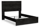 Belachime  Panel Bed With Mirrored Dresser, Chest And Nightstand