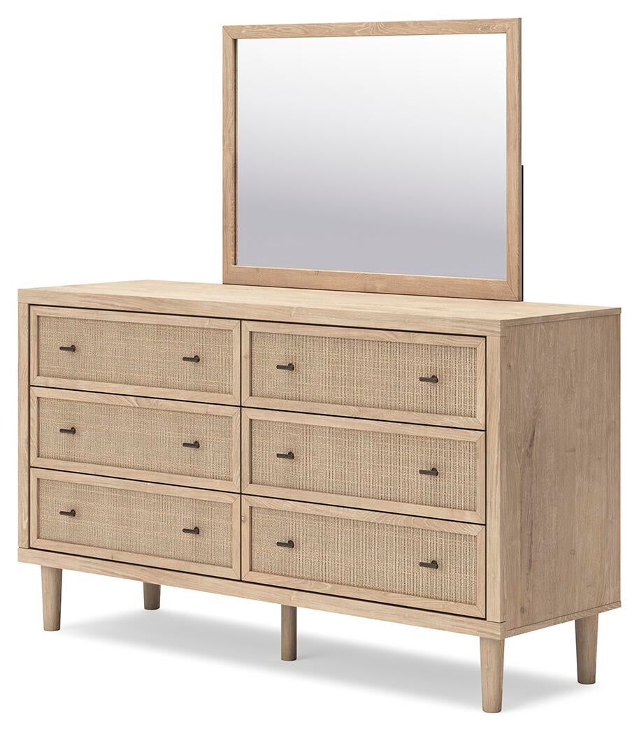 Cielden  Panel Headboard, Dresser, Mirror And Nightstand