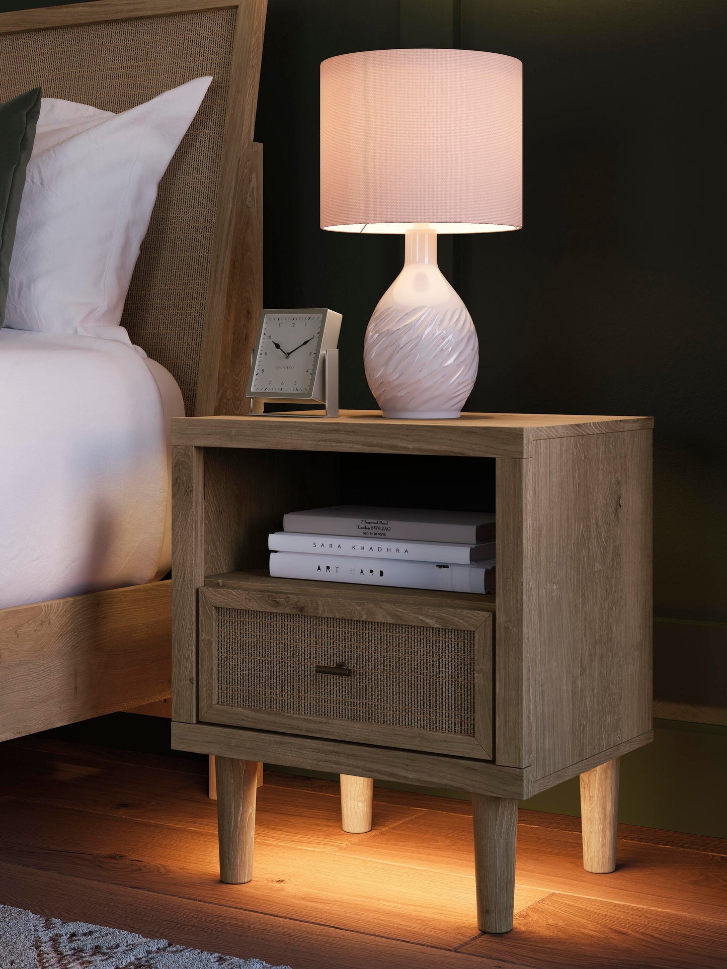 Cielden  Panel Headboard, Dresser, Mirror, Chest And Nightstand