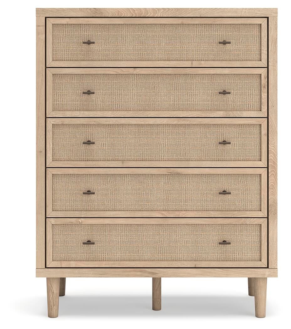 Cielden  Panel Headboard, Dresser, Mirror, Chest And Nightstand