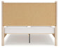 Cadmori  Upholstered Panel Bed With Mirrored Dresser, Chest And Nightstand