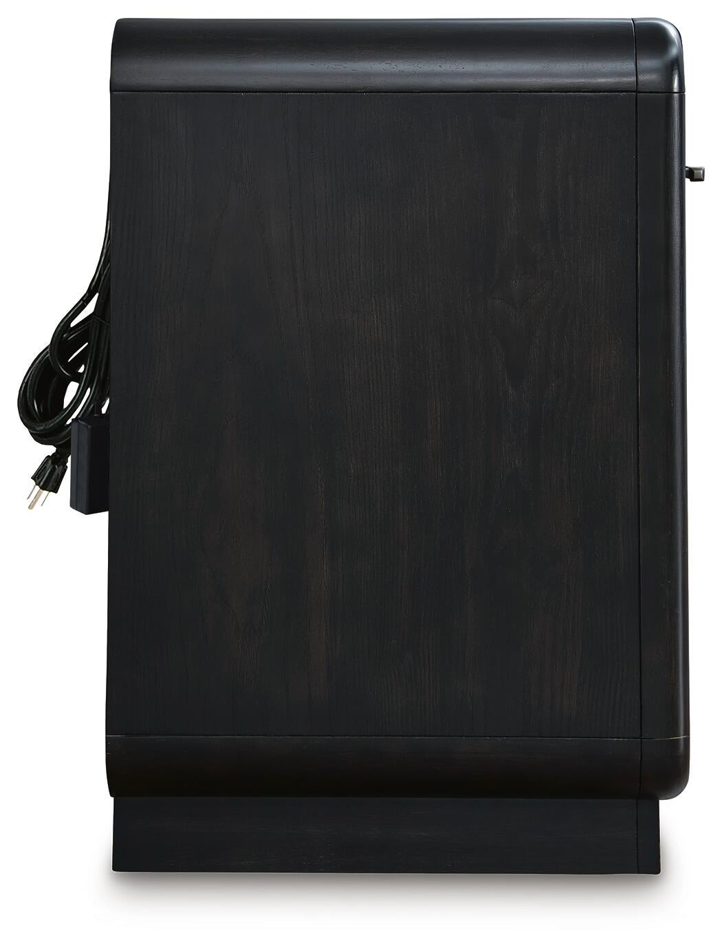 Rowanbeck California  Upholstered Panel Bed, Dresser, Mirror And Nightstand