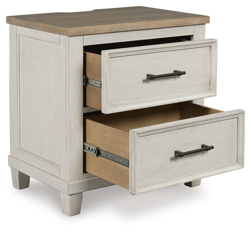 Shaybrock California  Panel Bed, Dresser, Mirror And Nightstand