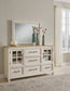 Shaybrock California  Panel Bed, Dresser, Mirror And Nightstand