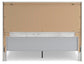 Gerridan  Panel Bed With Mirrored Dresser And Nightstand