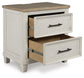 Shaybrock  Panel Bed, Dresser, Mirror And Nightstand
