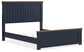 Landocken  Panel Bed, Dresser, Mirror And Nightstand