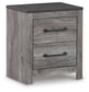 Bronyan  Panel Bed With Mirrored Dresser And Nightstand