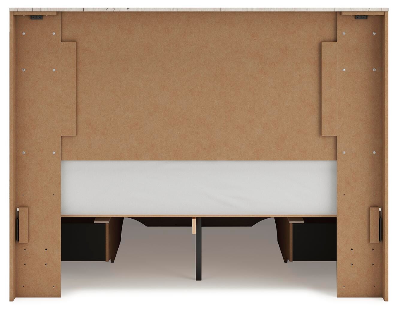 Lawroy  Panel Storage Bed, Dresser, Mirror And Nightstand