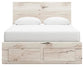 Lawroy  Panel Storage Bed, Dresser And Mirror