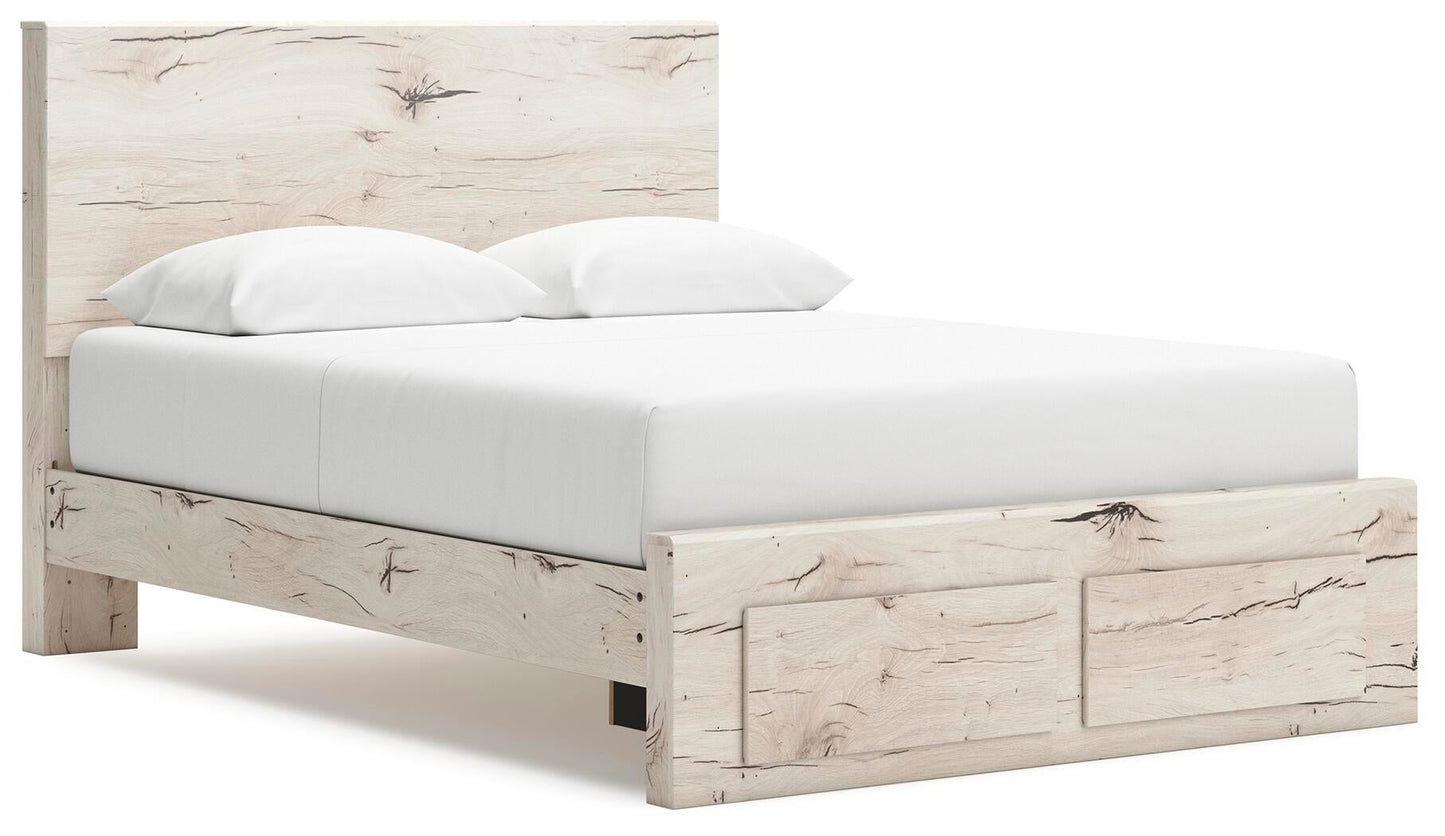 Lawroy  Panel Storage Bed, Dresser And Mirror