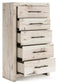 Lawroy  Panel Bed, Dresser, Mirror, Chest And Nightstand