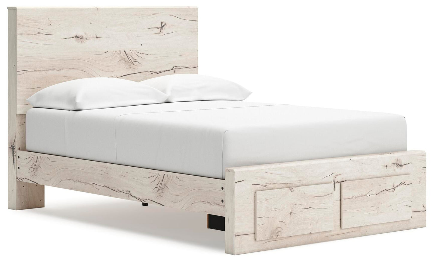 Lawroy  Panel Storage Bed, Dresser, Mirror And Nightstand