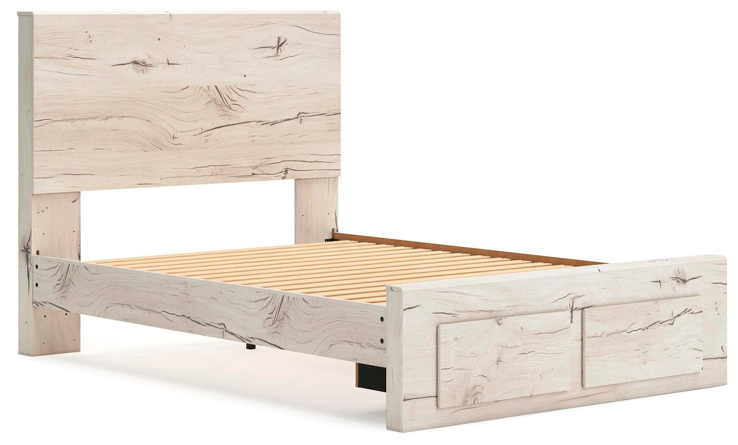 Lawroy  Panel Storage Bed, Dresser, Mirror And Nightstand