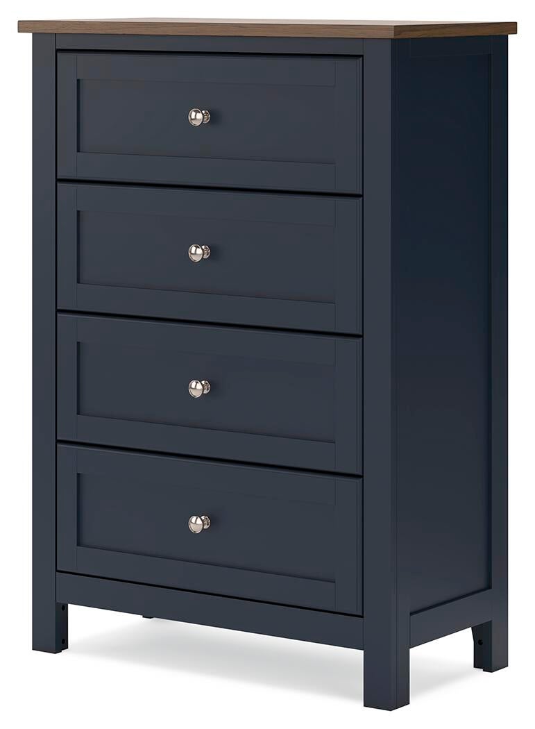 Landocken  Panel Headboard, Dresser, Mirror, Chest And Nightstand