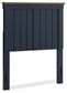 Landocken  Panel Headboard, Dresser, Mirror, Chest And Nightstand
