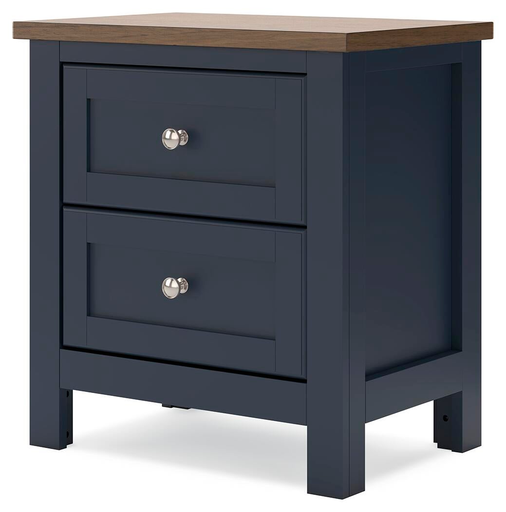 Landocken  Panel Headboard, Dresser, Mirror, Chest And Nightstand