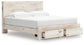 Lawroy  Panel Storage Bed, Dresser And Mirror