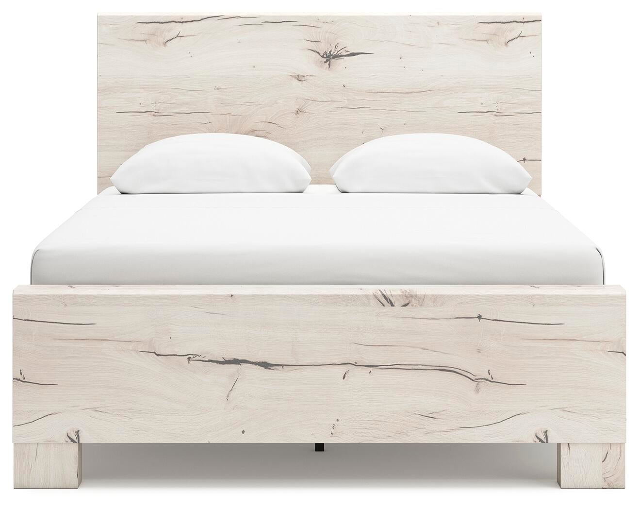 Lawroy  Panel Bed, Dresser, Mirror And Nightstand