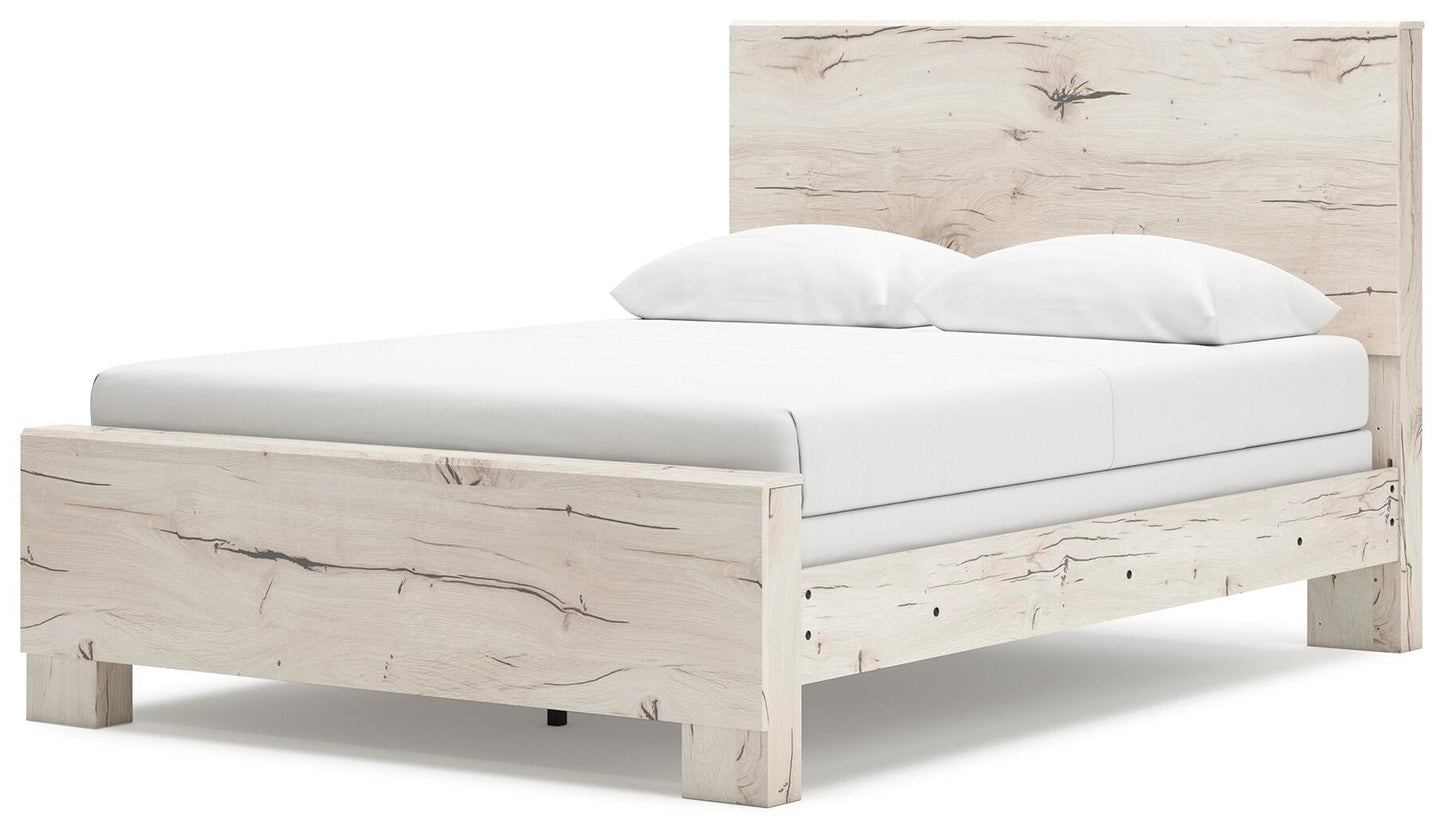 Lawroy  Panel Bed, Dresser, Mirror And Nightstand