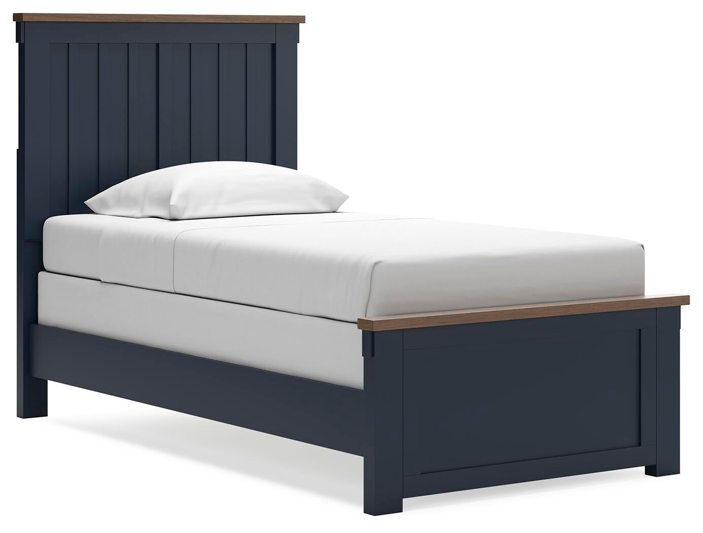 Landocken  Panel Bed, Dresser, Mirror, Chest And Nightstand