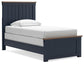 Landocken  Panel Bed, Dresser, Mirror, Chest And Nightstand
