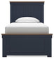 Landocken  Panel Bed, Dresser, Mirror And Nightstand