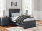 Landocken  Panel Bed, Dresser, Mirror And Nightstand