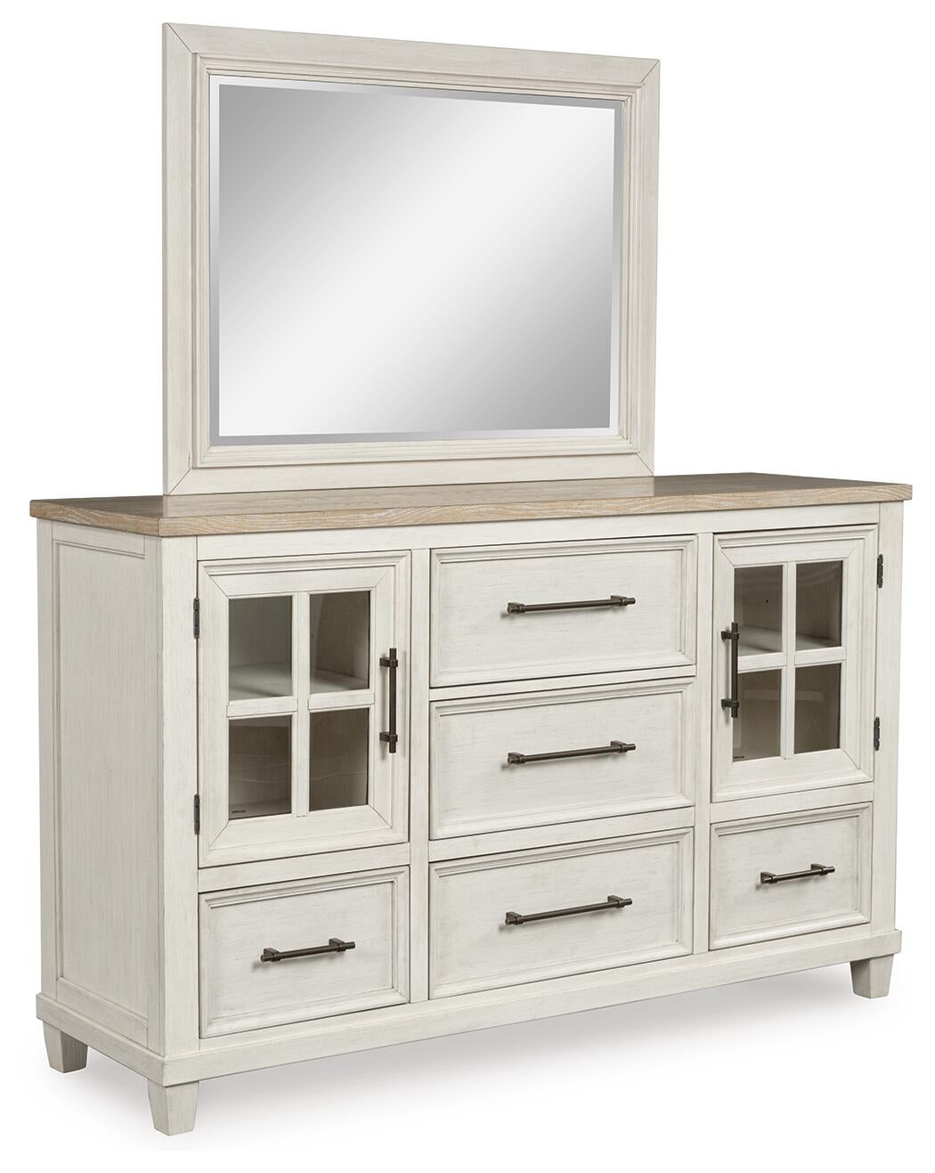 Shaybrock  Panel Bed, Dresser, Mirror, Chest And Nightstand