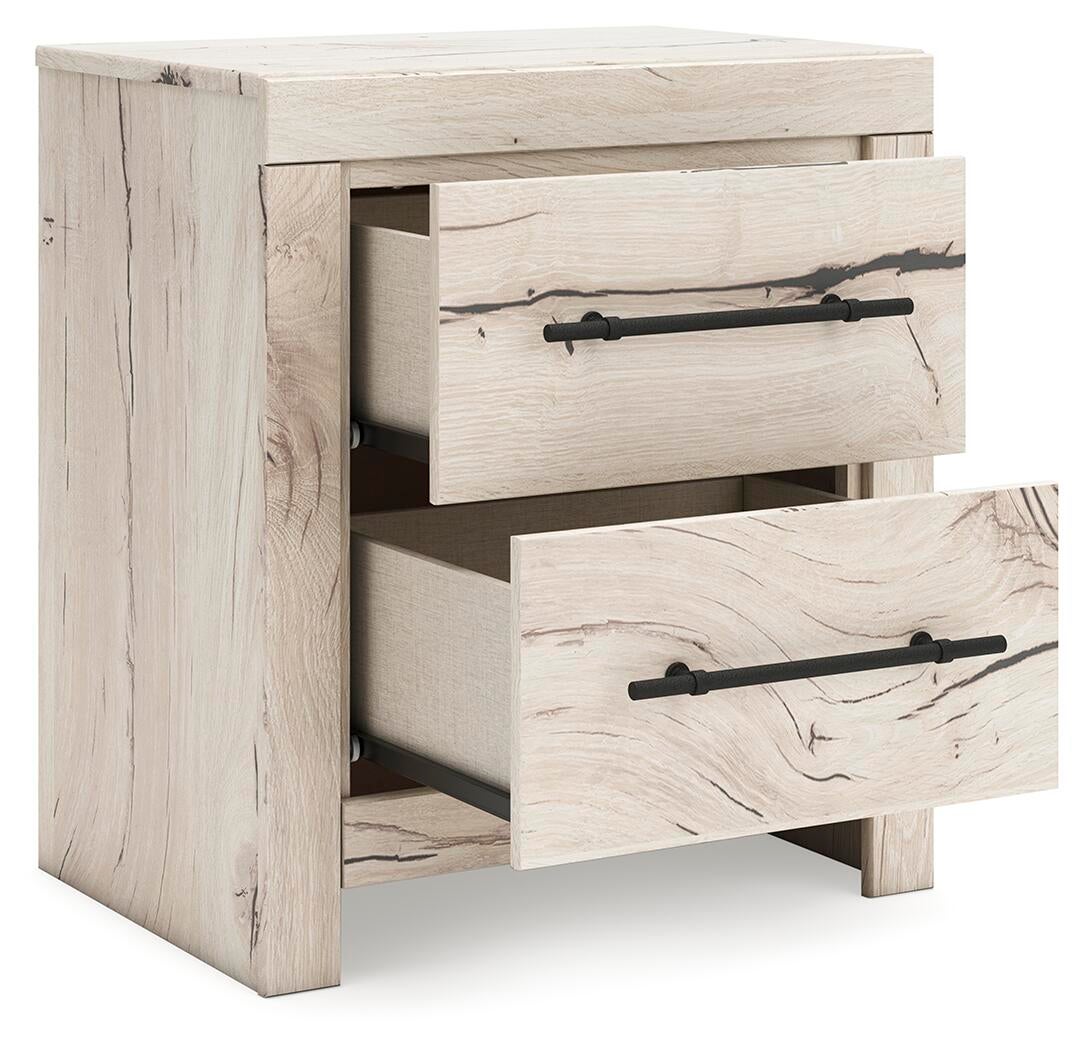 Lawroy  Panel Headboard, Dresser, Mirror And Nightstand