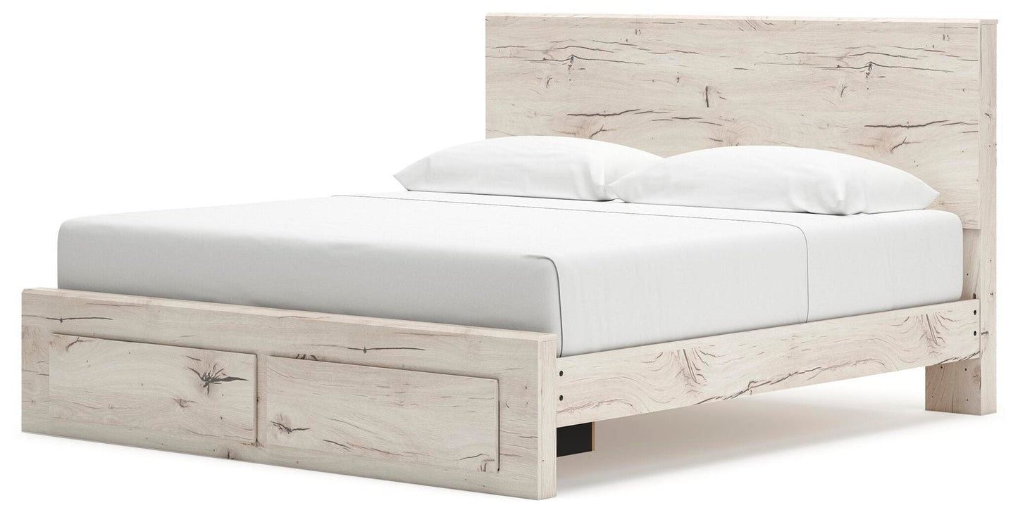 Lawroy  Panel Storage Bed, Dresser, Mirror, Chest And Nightstand