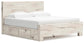 Lawroy  Panel Bed With Storage, Dresser And Mirror