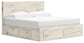 Lawroy  Panel Storage Bed, Dresser, Mirror And Nightstand