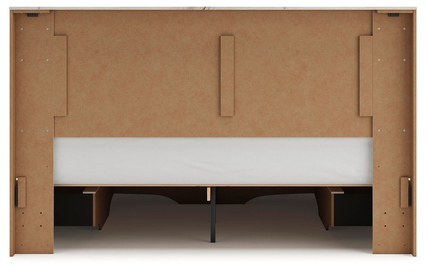 Lawroy  Panel Storage Bed, Dresser, Mirror And Nightstand