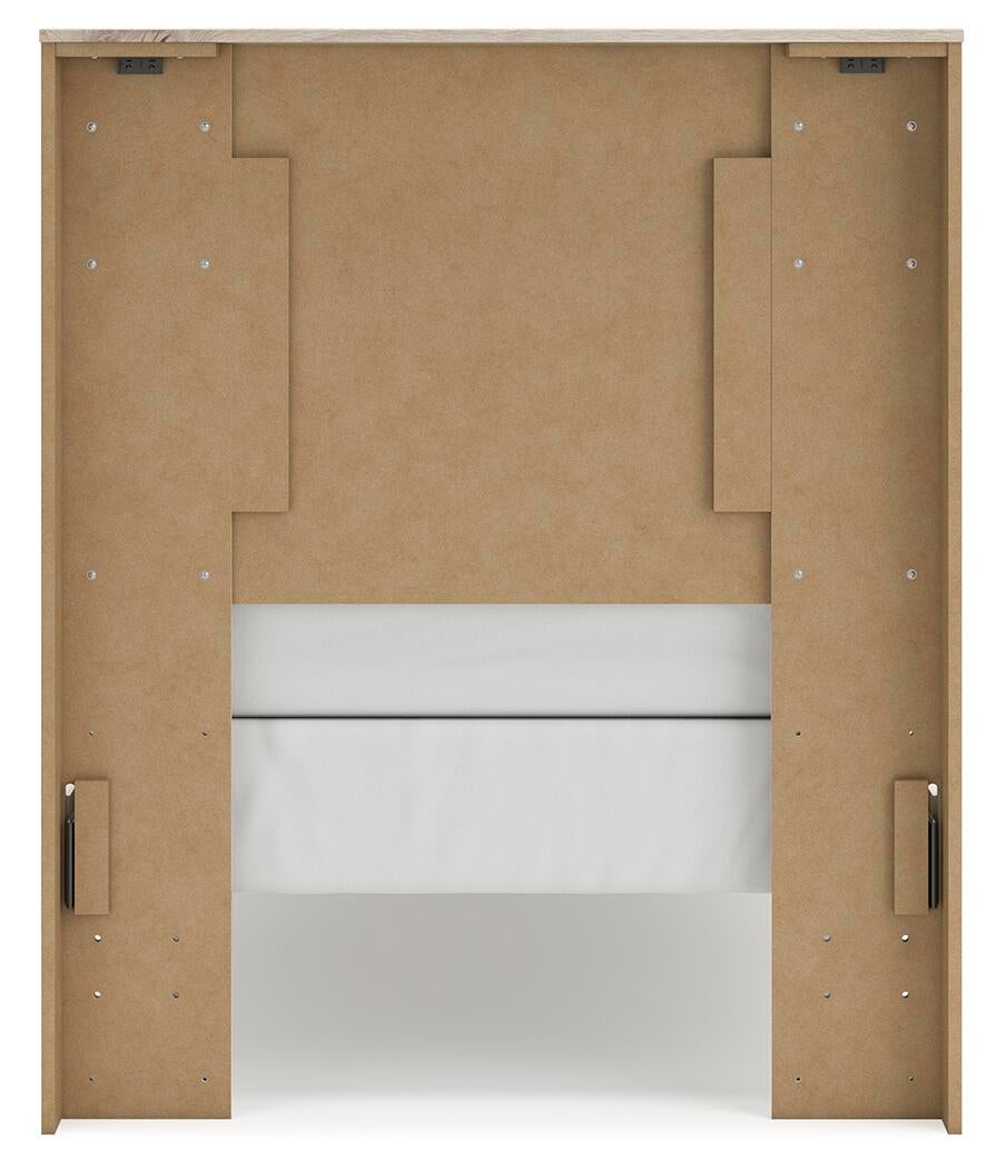 Lawroy  Panel Bed, Dresser And Mirror