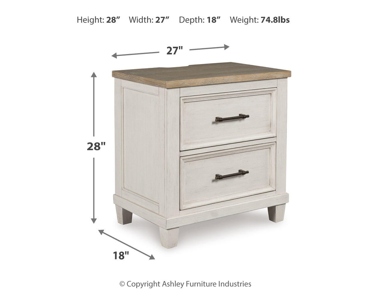 Shaybrock  Panel Bed, Dresser, Mirror And Nightstand