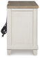 Shaybrock  Panel Bed, Dresser, Mirror And Nightstand